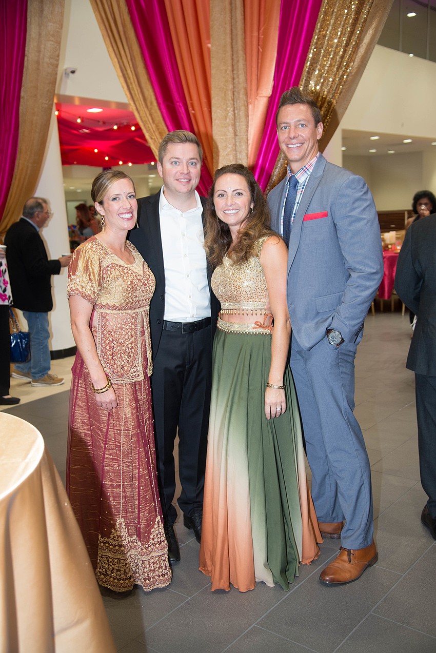 Tami and Andy Guz with Justin and Amy Larrick