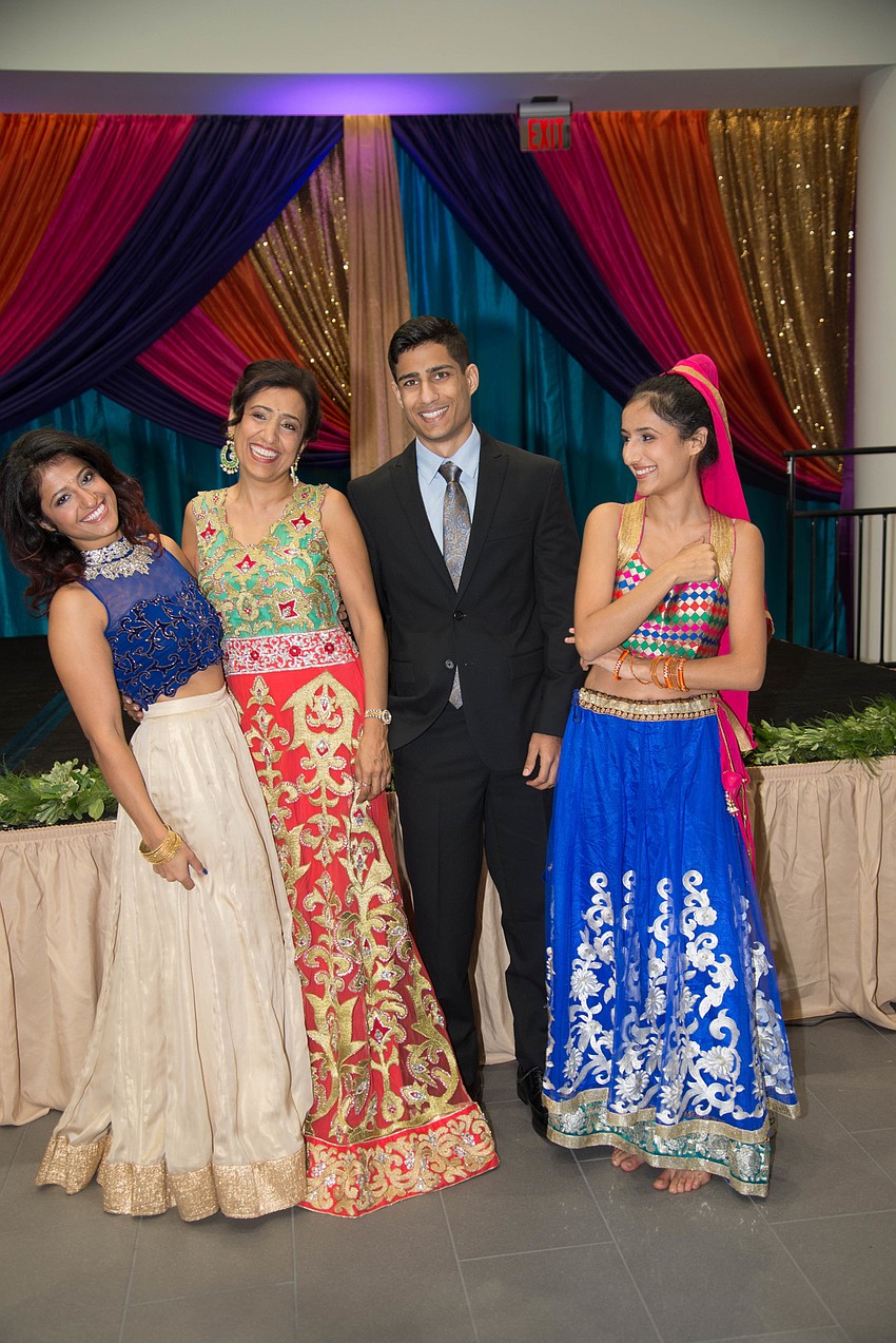 Shamini,  Poonam, Shubi and Sheena Maini