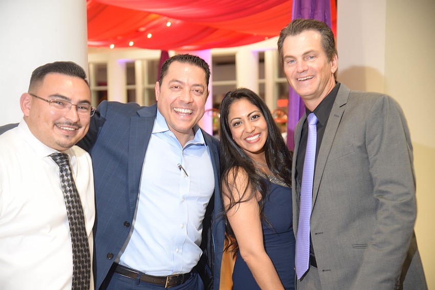 Jesus Castillo, Emilio Torres, Jessica Caycedo and Mike Morgan