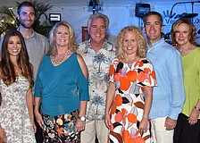 Chairs Adrienne and Keith Johnson, Jackie and Jim Rolfes, Lisa and John Giglio and Pat Martin