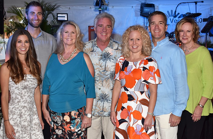 Chairs Adrienne and Keith Johnson, Jackie and Jim Rolfes, Lisa and John Giglio and Pat Martin
