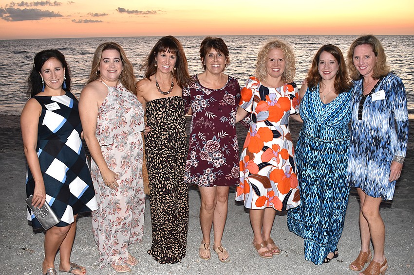 Rana Weerasooriya, Karen Mercurio, Alison McMillen, Kerry Bettley, Co-Chairwoman Lisa Giglio, Monica Hunek and Amy Staas