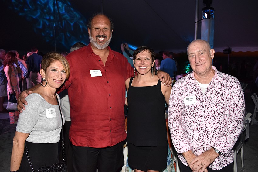 Felice Schulaner, Children First President and CEO Philip Tavill, Dana Duckman and Dennis Rees