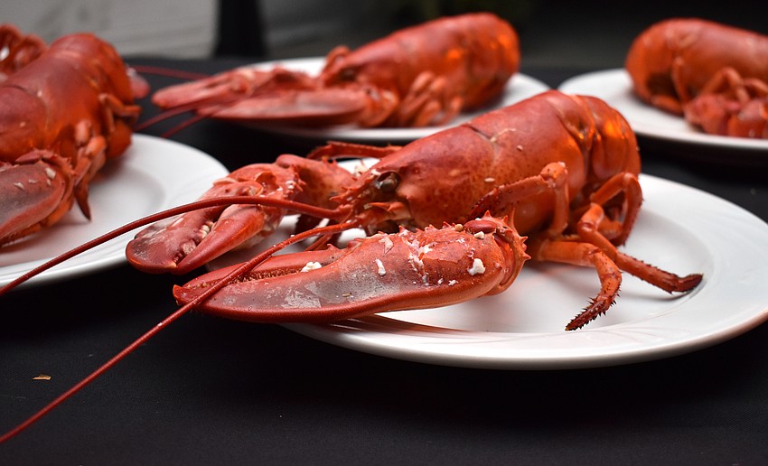 Guests at Rockin’ Lobster got to choose lobster or steak for their entree.