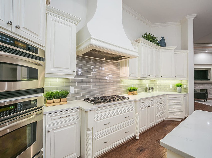 After shot of the kitchen.