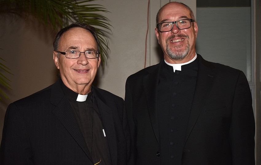Interim Bishop Marcus Lohrmann and the Rev. Kenneth Blyth