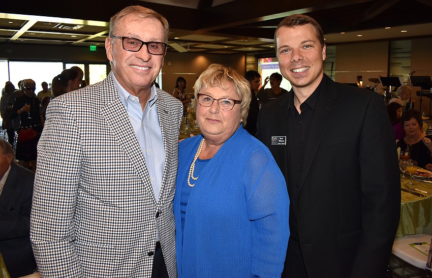 Meg and Tom Ryan with Brad Williams