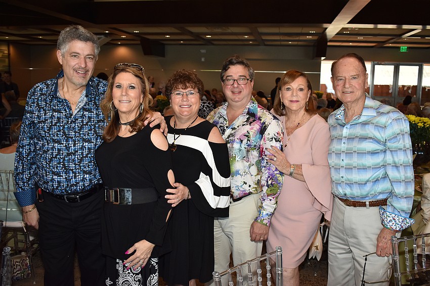 Bruce and Robyn Glazer, June and Michael Schechner and Helen and Len Glaser