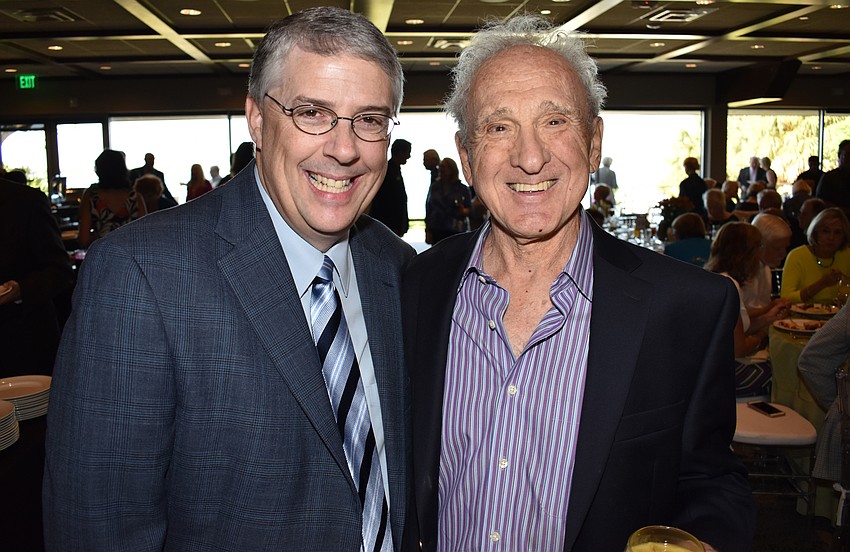 Sarasota Orchestra President and CEO Joe McKenna and Jerry Bilik