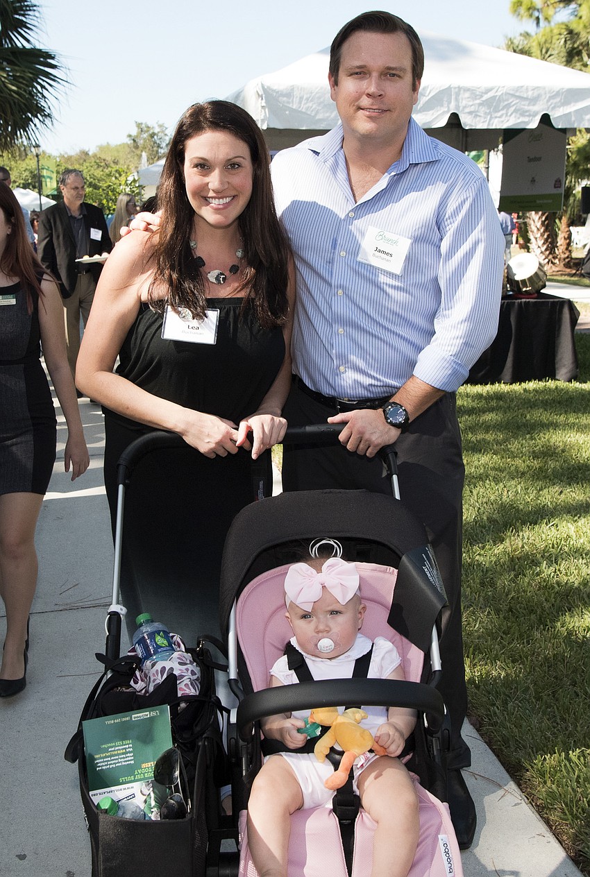 Lea and James Buchanan with daughter Lexi