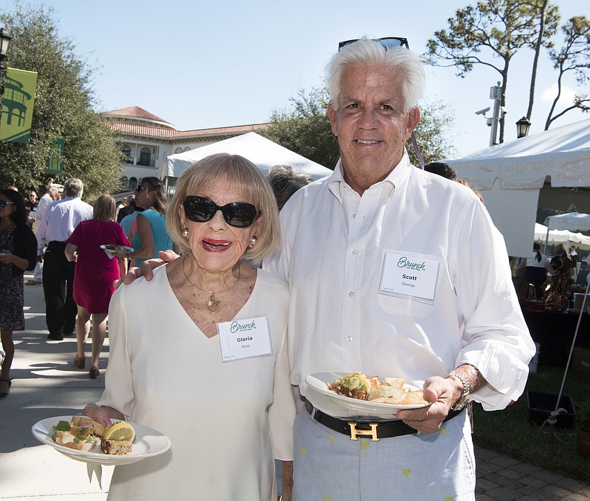 Gloria Moss and Scott George