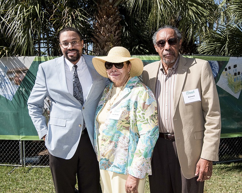 Joseph, Dr Lou Bertha and Richard Wharton