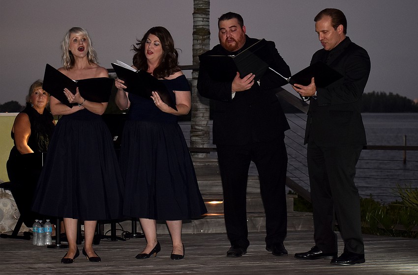 Qol Quartet performed ABBA hits including “Take a Chance on Me.”