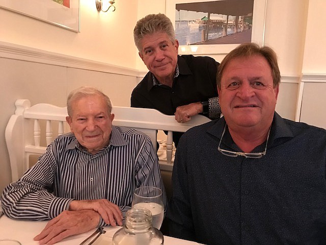 To celebrate his milestone birthday, Shapiro attended a Caymus wine dinner at Harryâ€™s Continental Kitchens with his son, Tom.Â