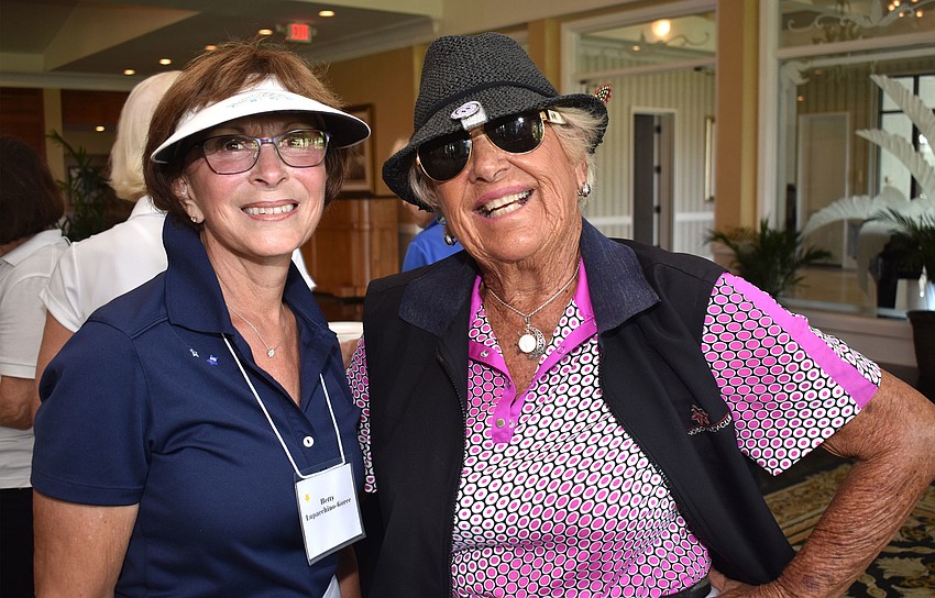 Betty Goree and Nancy Chanos