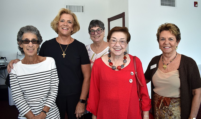 Mac Spitzer, B.J. Bishop, Debbie Cohen, Dolly Fogel and Carol Peschel
