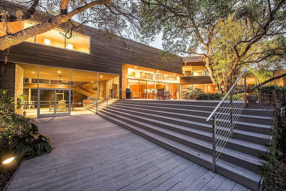 Villa Cedro is part of the Sarasota Modern movement, which integrates natural Florida elements with the building. (Courtesy photo).