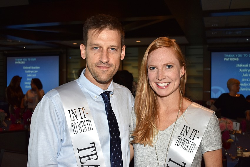 Adam Kabinoff and Emma Kate Silvestri sport their 