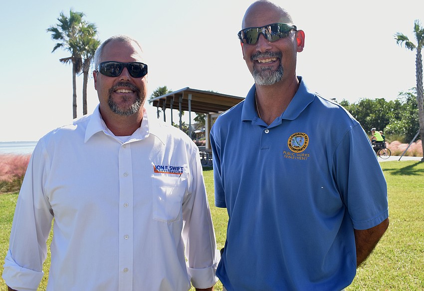 Ross Russo and Mark Richardson, Longboat Key Streets, Facilities, Parks & Recreation manager