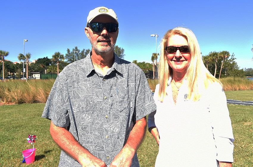 Longboat Key Town Manager Dave Bullock and Assistant to the Town Manager Susan Phillips