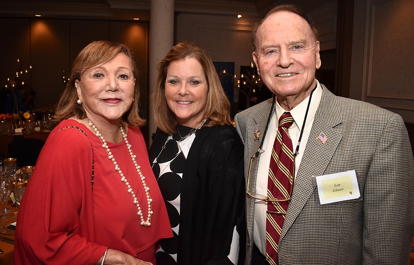 Helen Glaser, Caryn Cohen and Len Glaser