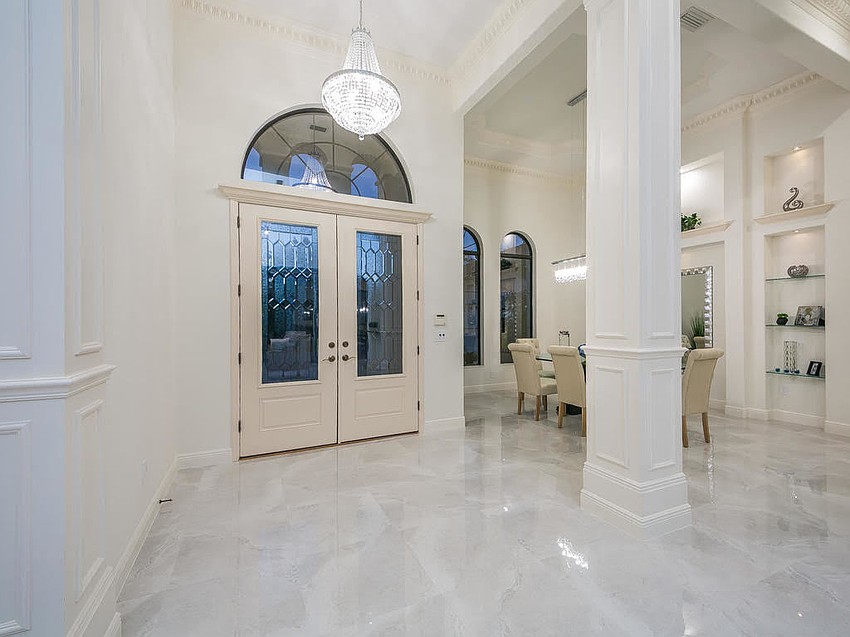 The contemporary, clean, bright look after the renovation.