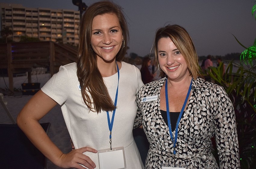 Sofie Wachtmeister and Amanda Chandler of event beneficiary Mote Marine Laboratory and Aquarium