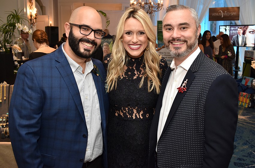 Roger Capote, Montana Taplinger and Antonio Pinho