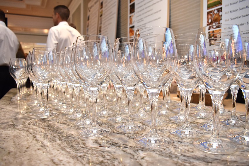 It was all about the wine at the signature luncheon.