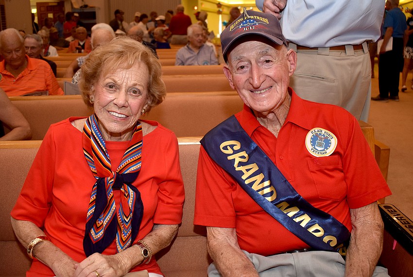 Doris and Aaron Cushman, the parade grand marshal
