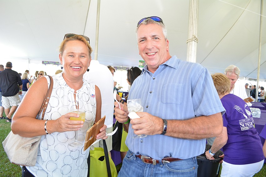 Lakewood Ranch's Charlene and Bob Schmitt are all smiles.