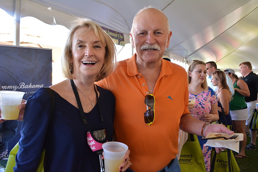 Mary and Larry Boswell, of Lakewood Ranch, say they enjoyed  the oysters.