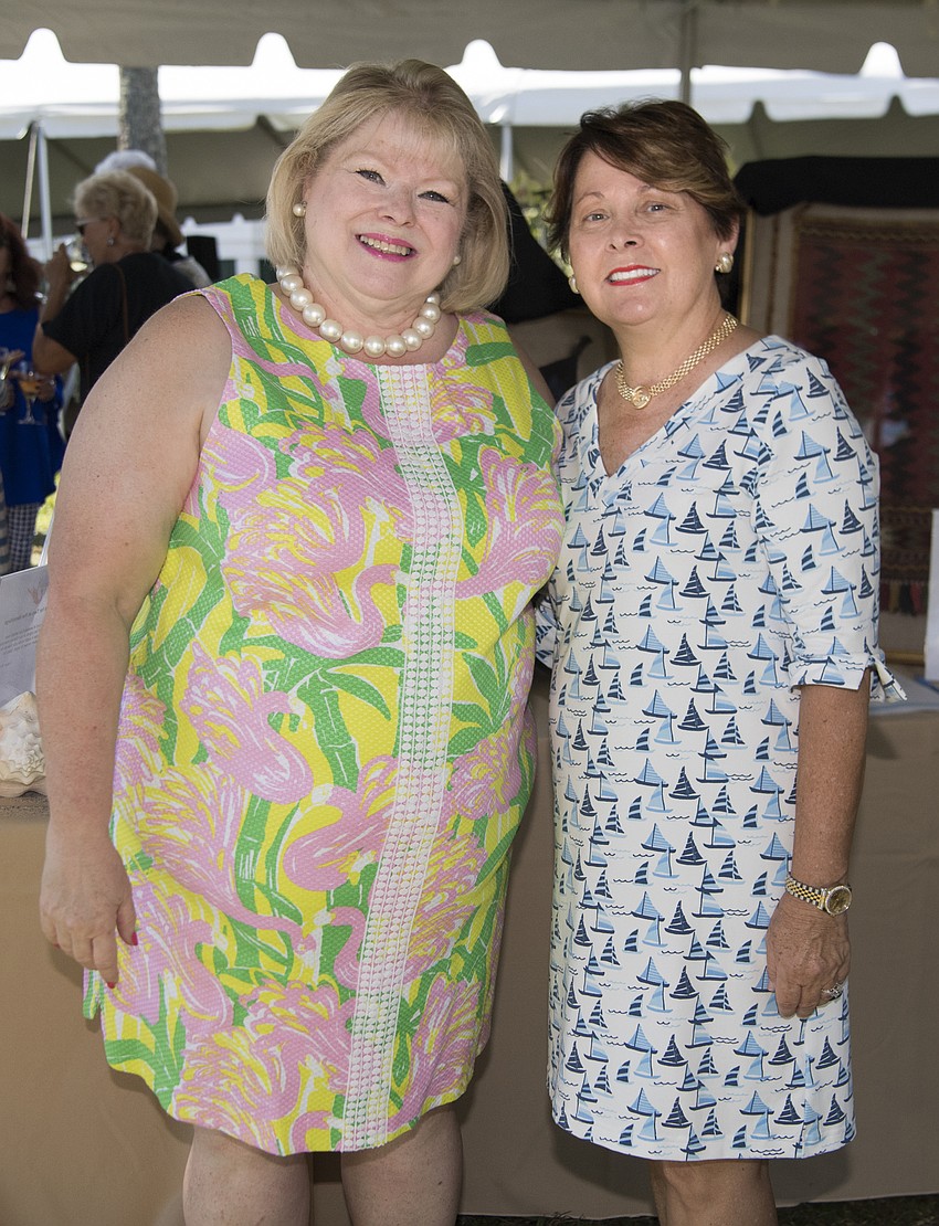 Event chairs Debbi Benedict and Kathy Coffey