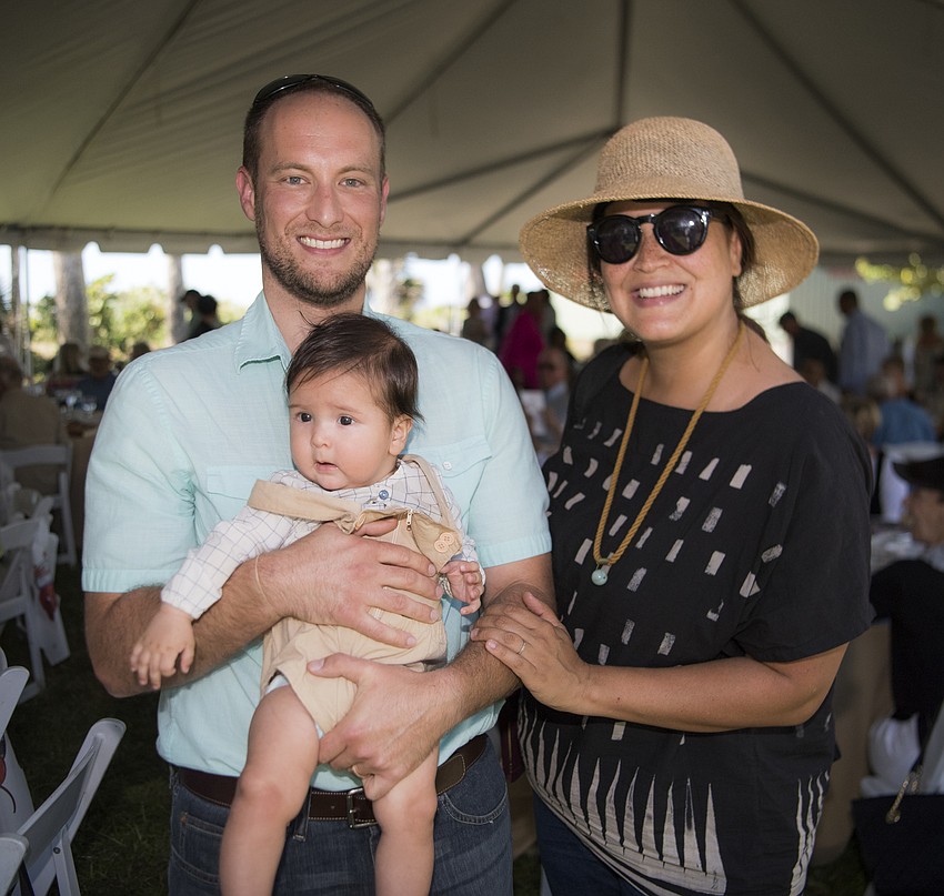 Gavin and Alicia Cain with baby Thaddeus