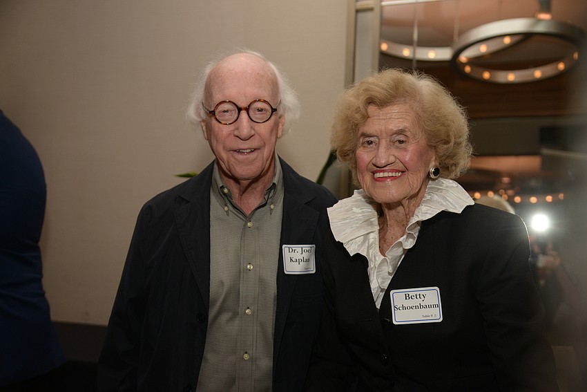 Dr. Joel Kaplan and Betty Schoenbaum
