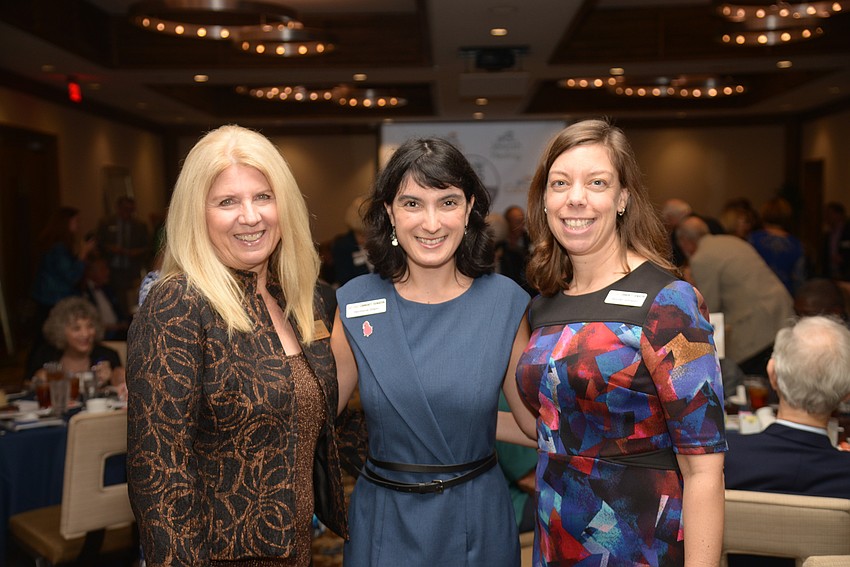 Sandra Frank,  Hermione Gilpin and Jennifer Johnston