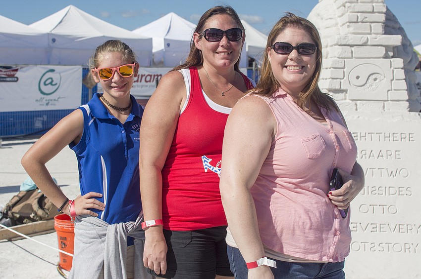 Emily Hykes, Shannon Hykes and Annie Wells