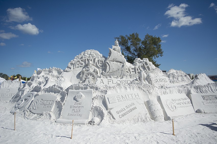 The sand sculpting event took place on Nov. 10-13 on Siesta Key Beach.