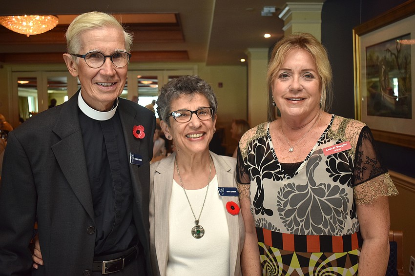 The Rev. David and Wafa Danner and Laurel Vaughn