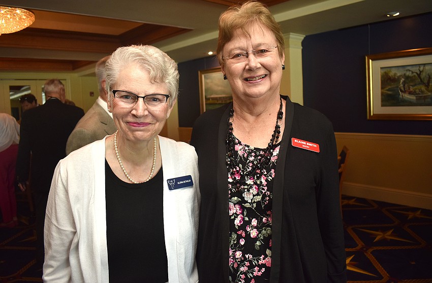 Gloria Detwiler and Elaine Smith