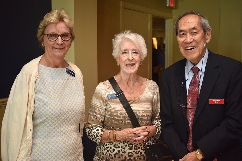Katherine Martucci and Lynne and Ray Woo