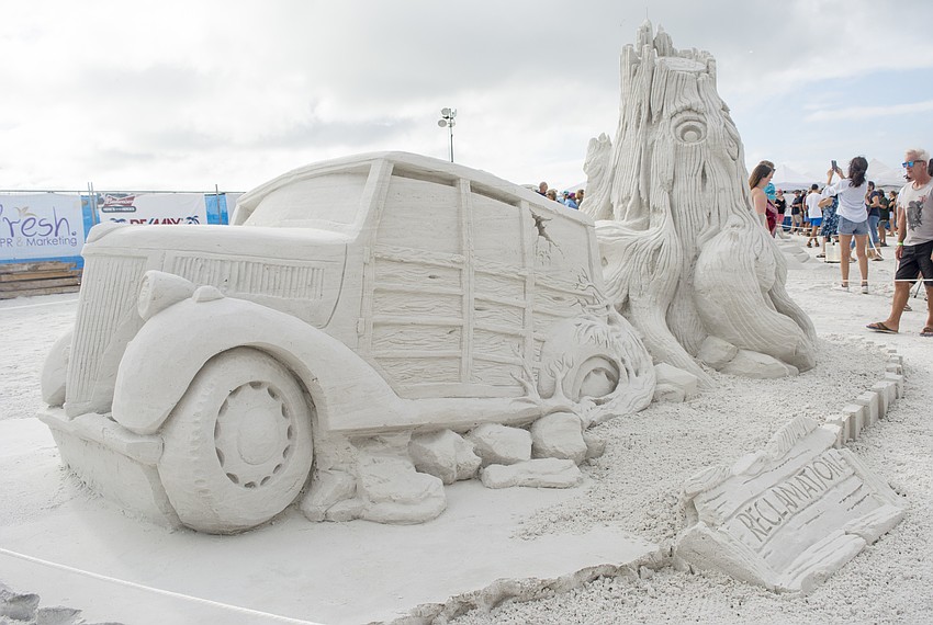 Reclamation took third place in the Crystal Classic International Sand Sculpting Festival.