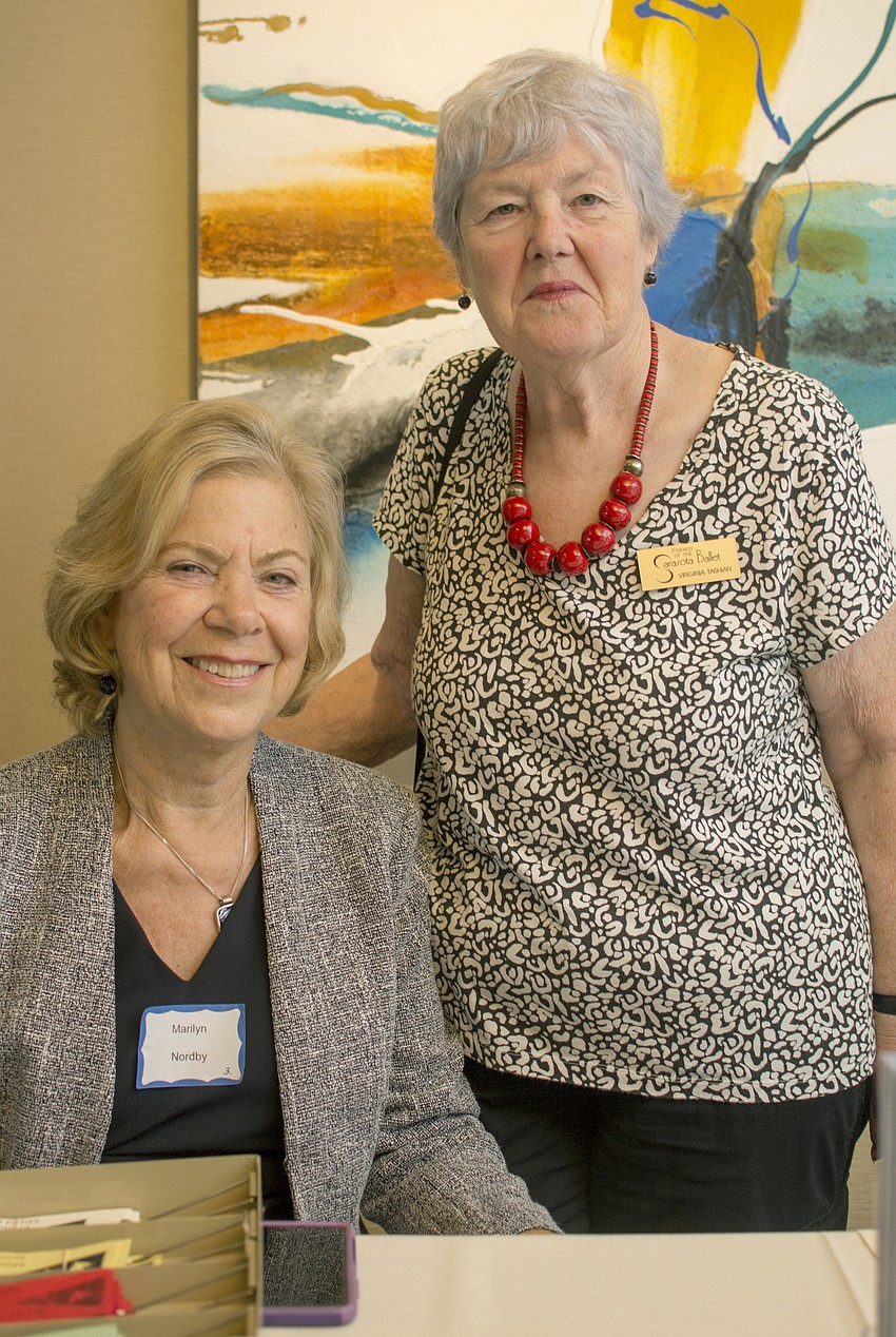 Marilyn Nordby and Virginia Tashian