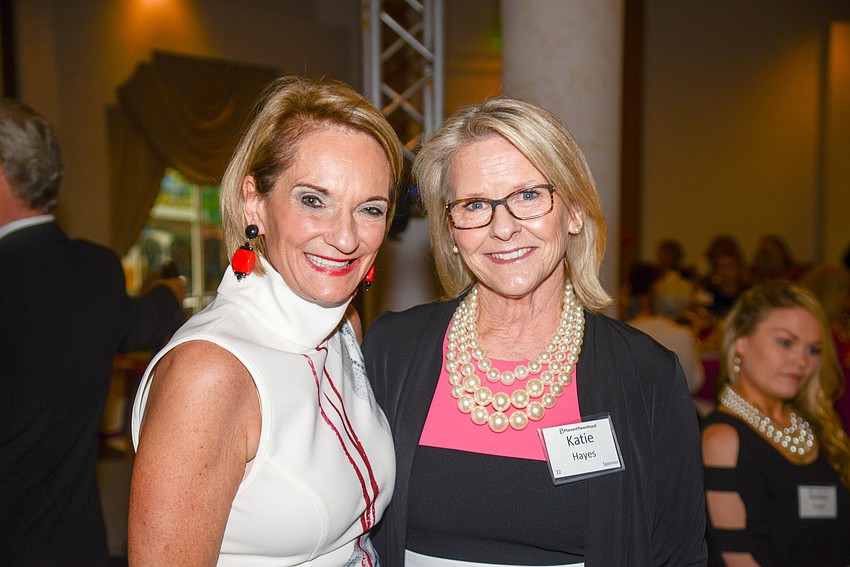 Honoree Barbara Zdravecky and Co-Chairwoman Katie Hayes