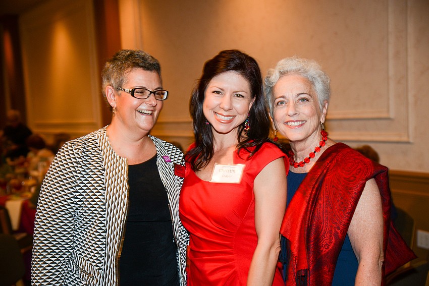 Pauline Parrish, Christina Frazer and Jan Chester