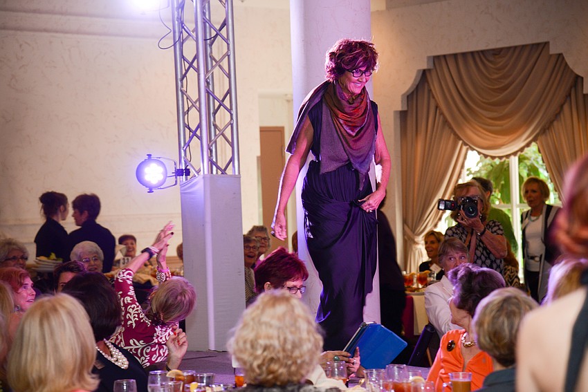 Barbara Banks struts her stuff as a community model.