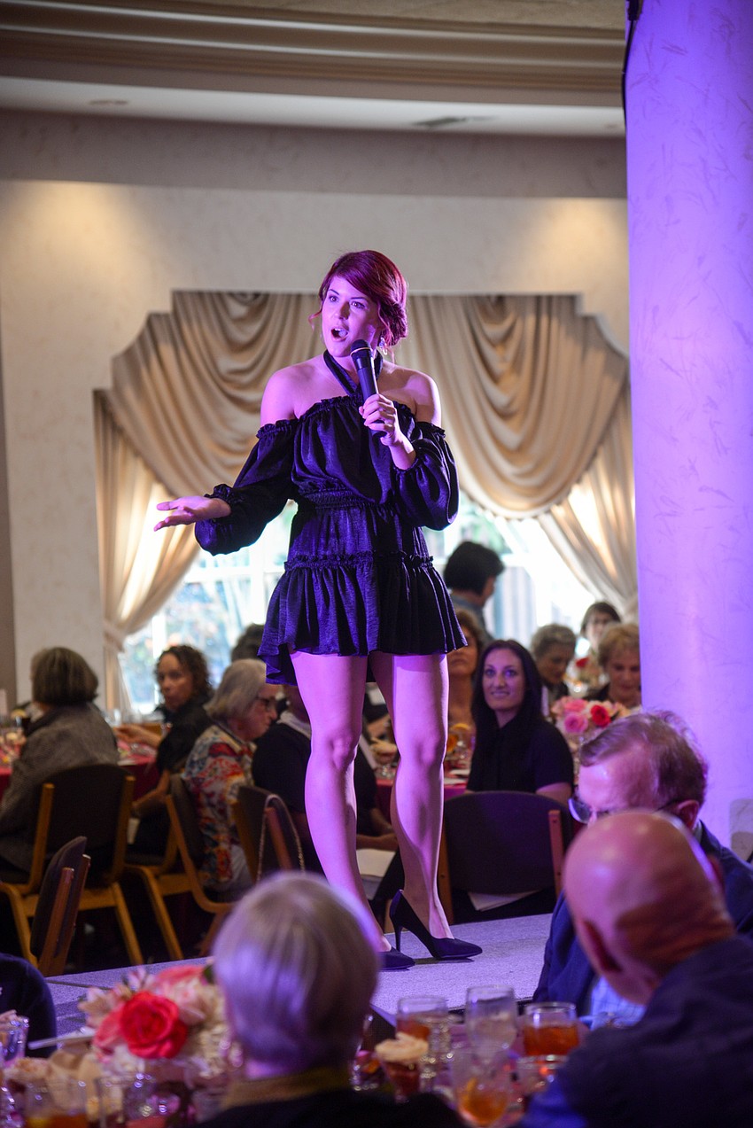 Ellie McCaw performs.