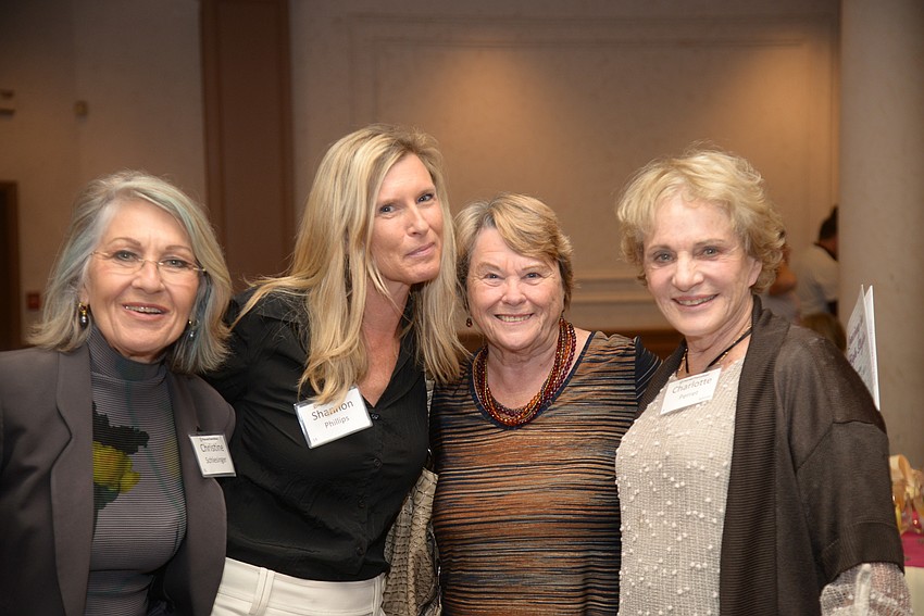 Christine Schlesinger, Shannon Rohrer-Phillips, Charolett Baker and Charlotte Perret