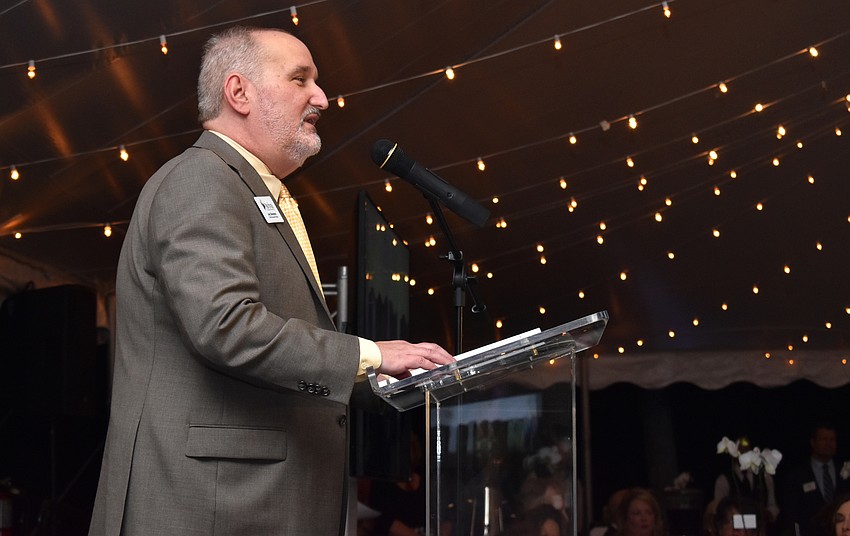 Aviva Chief Executive Officer Jay Solomon addresses the crowd.