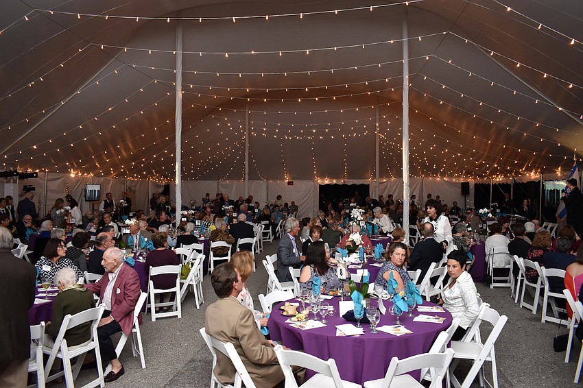 The tent was full of guests for Keep the Dream Alive.